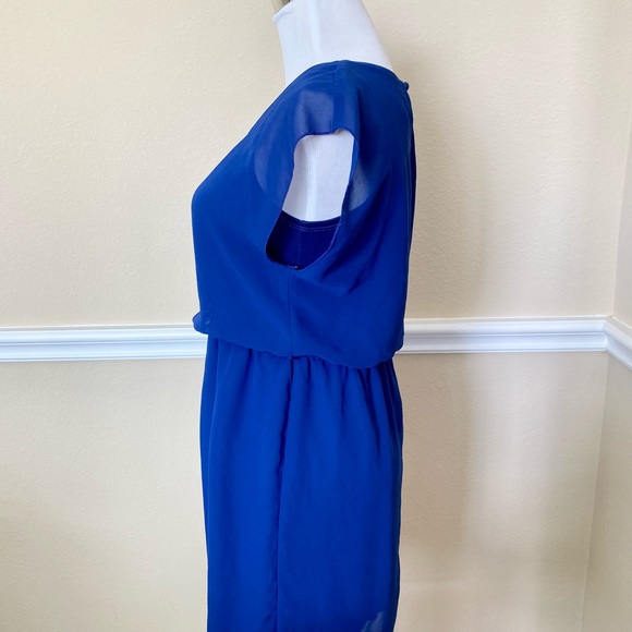 Blue Chiffon Dress - Picture 6 of 6